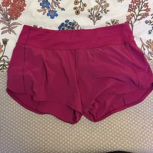 Lululemon speed up short 4inch/10cm inseam - ripened raspberry